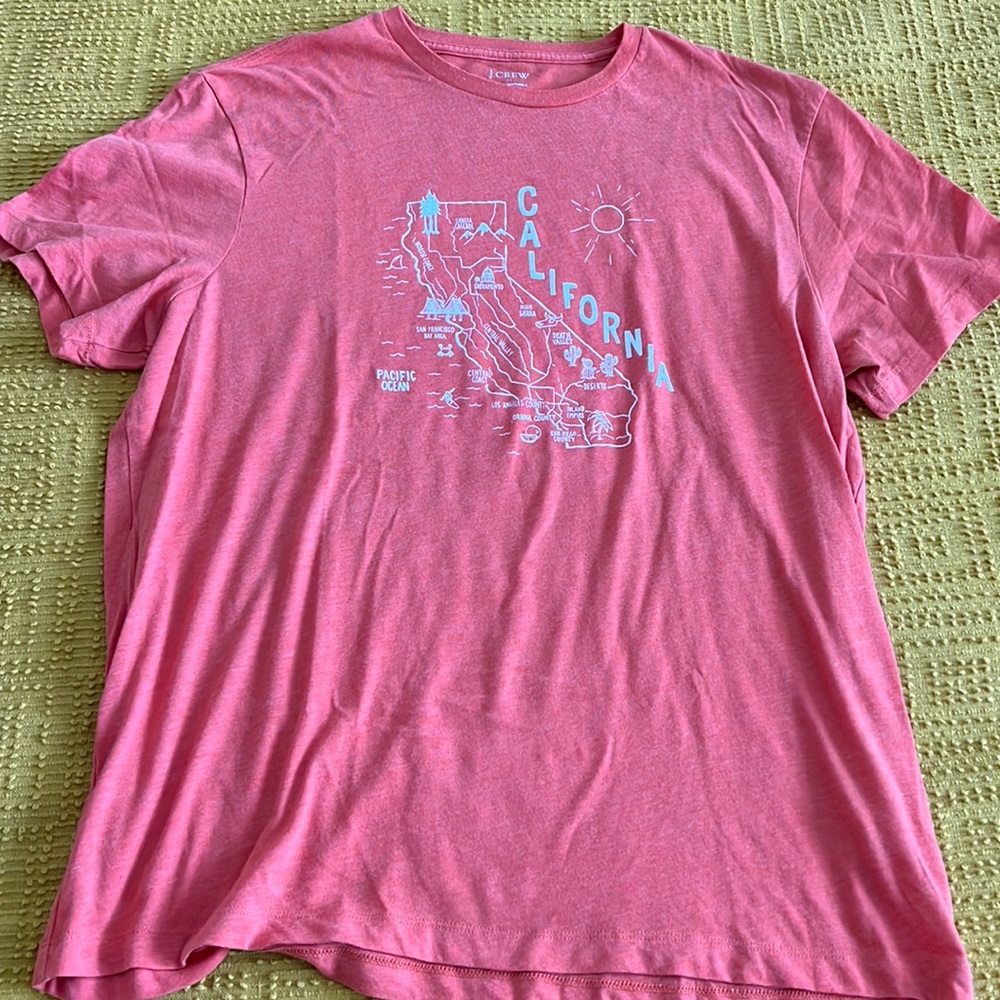 J. Crew Men’s Orange California Tee - XL